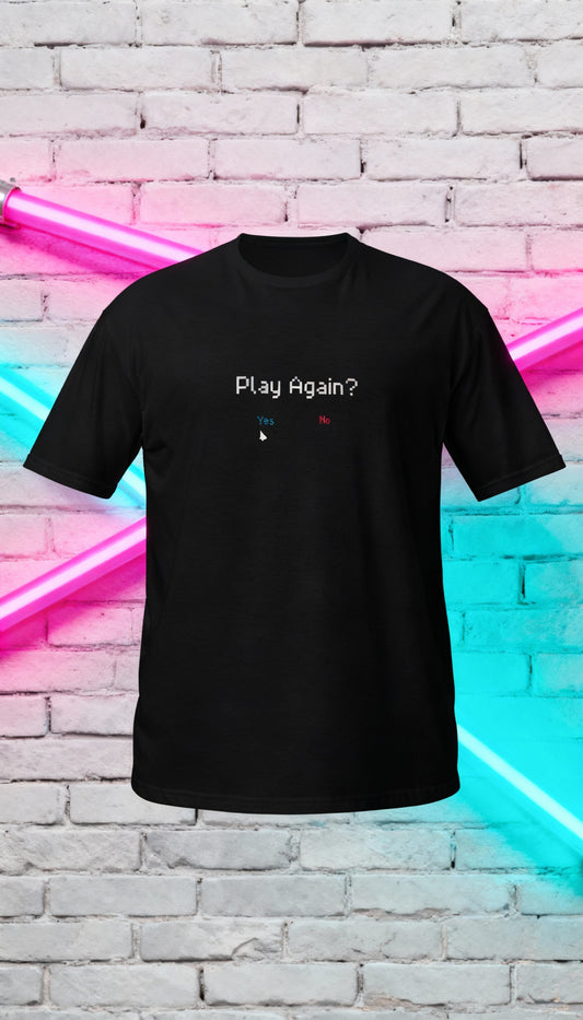 Gamer Level Play Again Unisex-T-Shirt