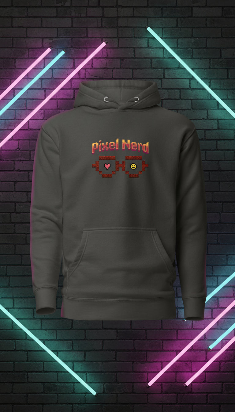 Gamer Level Pixel Nerd Unisex Hoodie