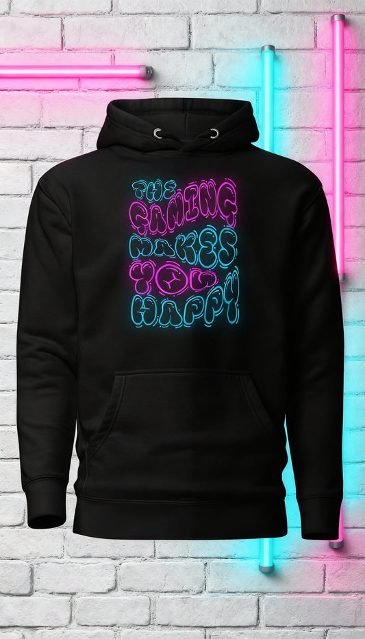 Gamer Level The Gaming makes you Happy Unisex Hoodie