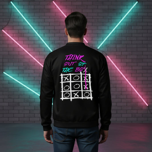 Gamer Level Think out of the Box Unisex Bomberjacke