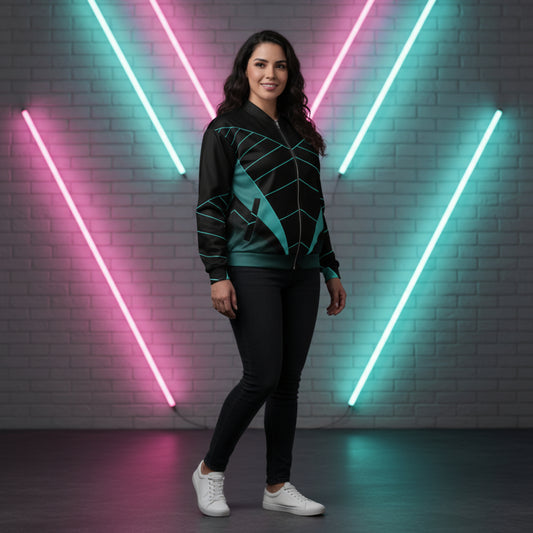 Gamer Level Virtual World Unisex Bomberjacke