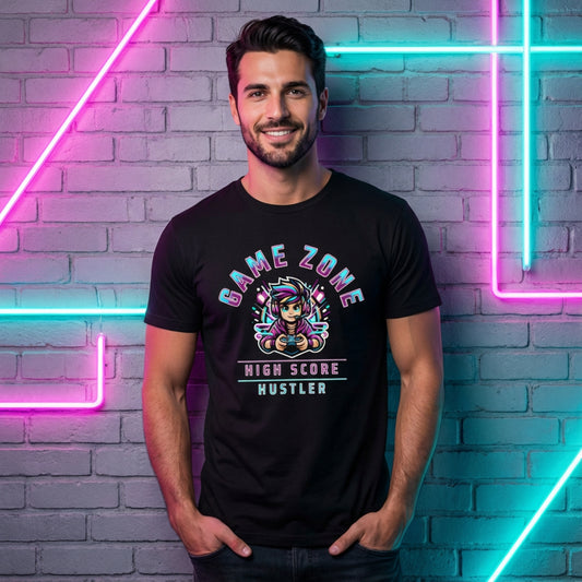 Gamer Level High Score Hustler Unisex-T-Shirt