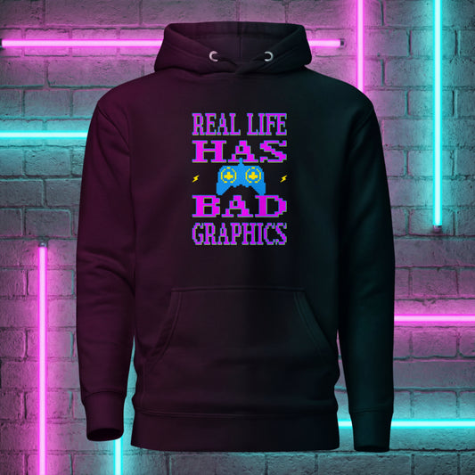 Gamer Level Real Live Unisex Hoodie