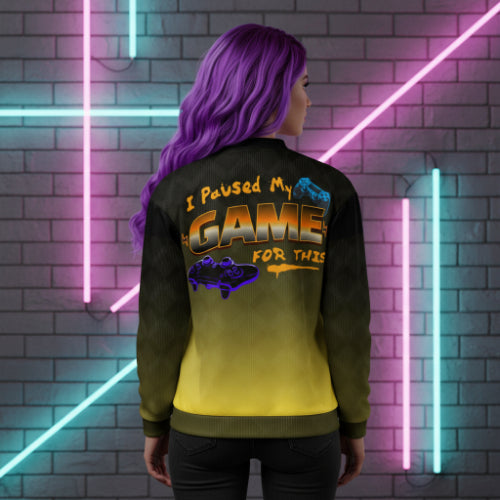 Gamer Level I Paused my Game for This Unisex Bomberjacke
