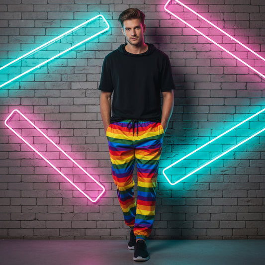 Unisex-Trainingshose Regenbogen