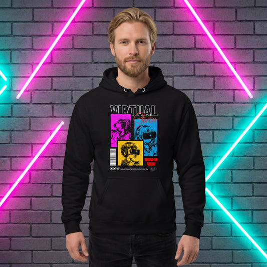 Gamer Level Virtual Stories Unisex Hoodie