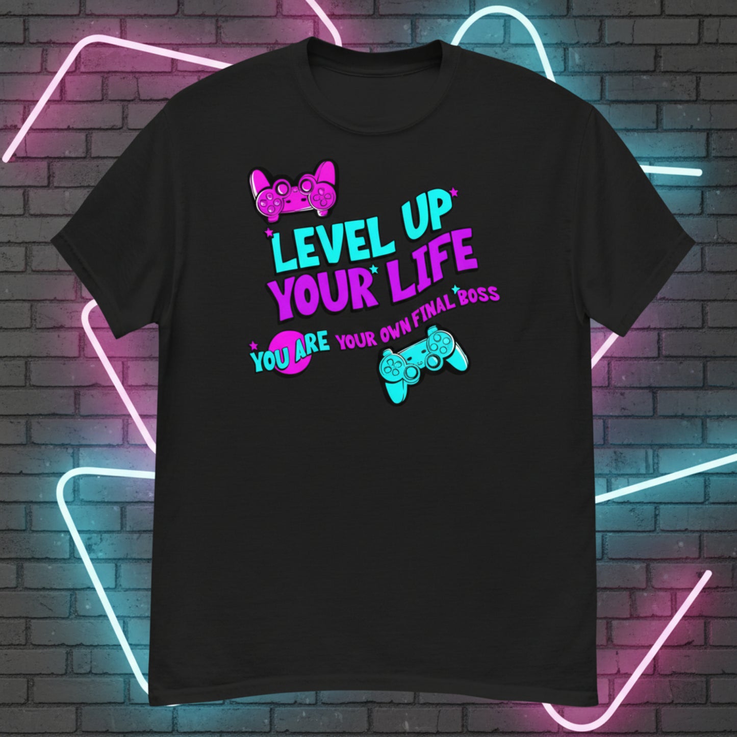 Gamer Level Level Up your Life Unisex-T-Shirt