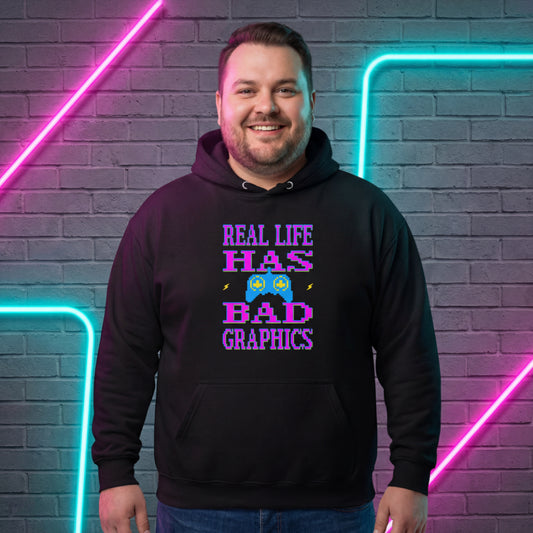 Gamer Level Real Live Unisex Hoodie