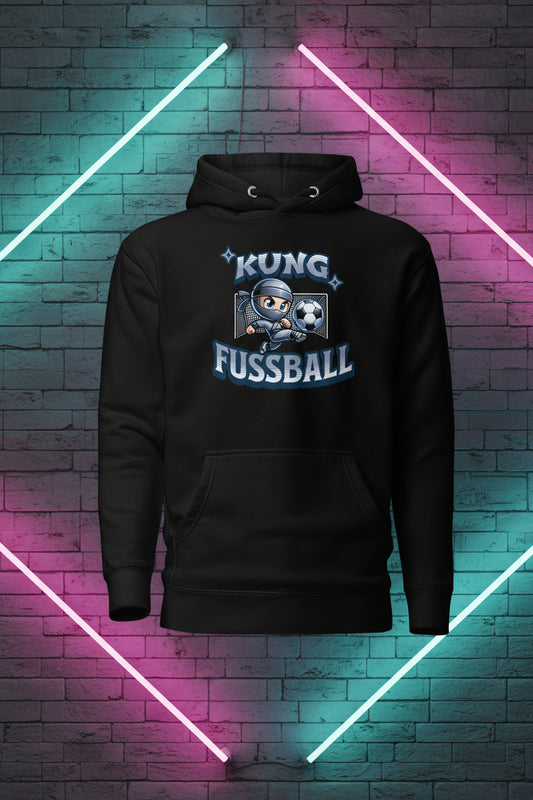 Gamer Level Kung Fussball Unisex Hoodie