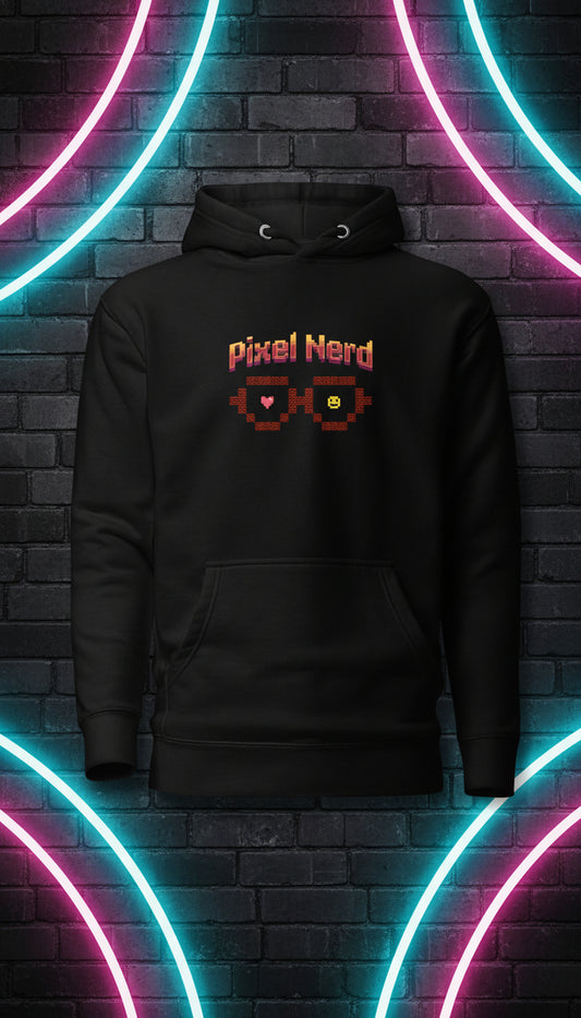 Gamer Level Pixel Nerd Unisex Hoodie