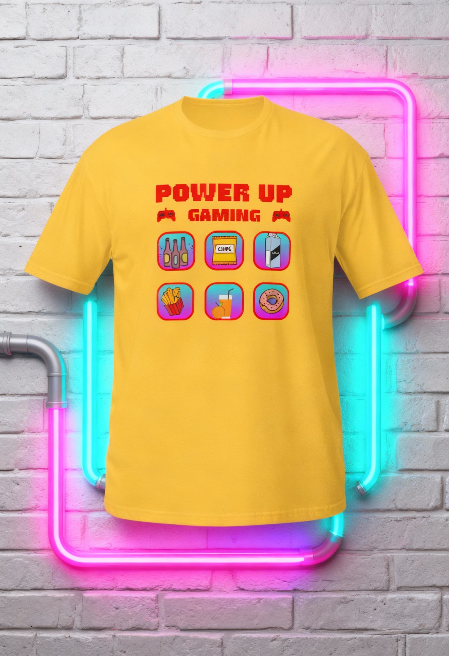 Gamer Level Power UPs Unisex-T-Shirt