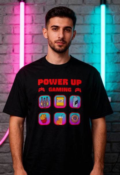 Gamer Level Power UPs Unisex-T-Shirt