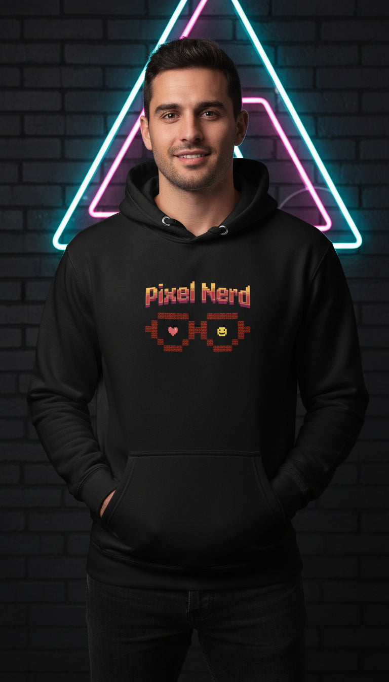 Gamer Level Pixel Nerd Unisex Hoodie