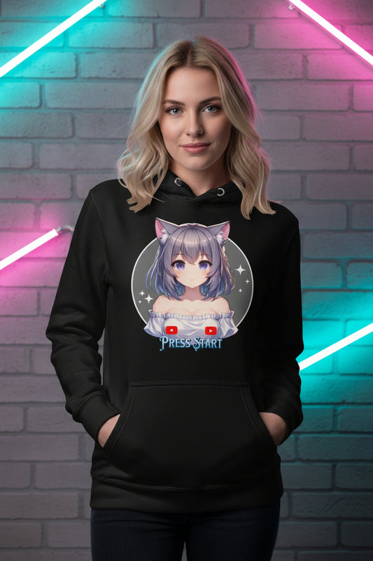 Gamer Level Press Start Unisex Hoodie